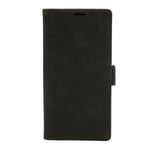 Flipfodral för S23 Ultra PU-läder Telefonfodral med Korthållare Sidobuckla Svart