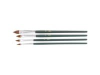 Zahn Pinsel E10710-09 Udbedringspensel Syntetisk 4 Dele