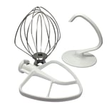 Kitchenaid Artisan Genuine Tools. Beater K45B, Whisk K45WW & Dough Hook K45DH