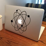 Atom Apple MacBook Decal Sticker fits all MacBook models (13" Pro (2017-2021))