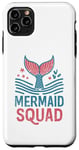 Coque pour iPhone 11 Pro Max Mermaid Squad Fête d'anniversaire Sirène