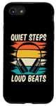 Coque pour iPhone SE (2020) / 7 / 8 Silent Disco Quiet Steps Loud Beats Casque vintage