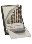 Bosch Robust Line-metalborsæt HSS-Co med 10 dele