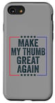 Coque pour iPhone SE (2020) / 7 / 8 Make My Thumb Great Again - Récupération chirurgicale du pouce