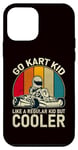 Coque pour iPhone 12 mini Go Kart Kid comme un enfant ordinaire mais plus cool