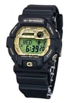 Casio G-Shock Resin Strap Gold Dial Sports Quartz 200M Men's Watch GD-350GB-1