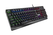 Inter-Tech Nitrox NK-2000ME - tastatur - QWERTY - poleret aluminium