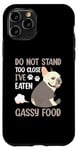 iPhone 11 Pro Funny Dog Humors Pet Pug Puppy Dog Lovers Gassy Stomach Case