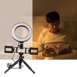 Selfie Makeup Ring Led Light With Tripod Stand Phone Holder Set B