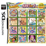 486 en 1 Jeux pour les filles Album carte de jeu vidéo cartouche Console carte pour Nintendo DS 3DS 2DS NDS NDSL NDSI