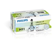 Glödlampa, Fjärrstrålkastare Philips LongLife EcoVision H11, 12V 55W PGJ19-2