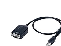 Kabel, PC USB til RS-232C-konverter kabel, til Windows 98/ME/2000/XP, drivere medfølger på cd-rom, e