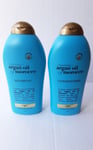 OGX Renewing Argan Oil of Morocco Shampoo + Conditioner 577ml FAST DISPATCH