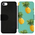 Unbranded Apple iphone 8 wallet slimcase pineapples teal