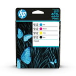 HP 912 Cyan Magenta Yellow Black Ink Cartridge Pack For OfficeJet 8014 Printer