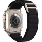 Kompatibel med Apple Watch Ultra 38mm 40mm 41mm, Textil Loop Titan G-Hook Nylon Sport Armband för Iwatch Serie 8/7/6/5/4/3/2/1/SE Män Kvinnor