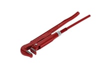 GEDORE Clé à pipe rouge coudée à 90°, portée 40 mm/1 pouce, suédoise, solide, dents décalées, R27100010