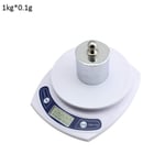 HIGHKAS Mini Scale Pocket Jewelry Scales 1Kg/0.1G 3Kg/0.1G/0.5G 7Kg/1G Digital Scale LCD Kitchen High Precision Portable Electronic Scales Multifunction Food Scale-3Kg-0.5G 1125 (Color : 3kg0.1g)