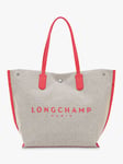 Longchamp Roseau Large Canvas Tote Bag