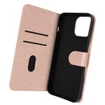 iPhone 14 Pro Plånboksfodral Video Support Funktion Rose Gold Rose guld