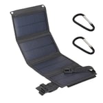 Hopfällbar solcellsladdare 20W med USB-A