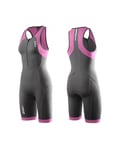 2XU G:2 Active Trisuit Womens Charcoal/Musk - S