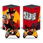 Kit De Autocollants Skin Decal Pour Xbox Series X Console De Jeu Red Dead Redemption 2, T1tn-Seriesx-8008