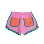 Bobo Choses Color Block Shorts Fuchsia | Rosa | 6-7 years