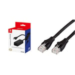Adaptateur LAN pour Nintendo Switch & Amazon Basics Câble réseau Ethernet RJ45 catégorie 6-4,2 m