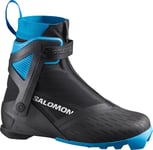 Salomon S/MAX Carbon Skate Prolink Längdpjäxor Black/Process Blue-X, UK 10