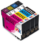 st@r ink 603xl ink cartridge Replacement for Epson 603 Ink Cartridges for Epson Expression Home xp-4100 wf-2850 xp-2100 wf-2830 xp-2105 wf-2835 xp-4105 xp-3105 xp-3100 wf-2810 Printer (4 Pack)