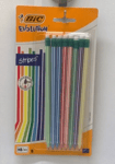 BIC Evolution Stripes Pack Of 8 Graphite Pencils - arts crafts school drawing