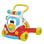 Chicco Happy Hippy 2in1 trotteur pour enfant avec centre d'activité manuel, bus coloré pour enfant avec 4 grandes roues, jouet éducatif pour bébé et cadeau pour enfant - Jouets pour bébé 9-24 mois