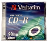 Verbatim CD-R 90 Mins 80OMB  High Capacity Digital Blank CDR Recordable Disc NEW