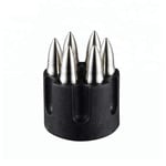 304 Stainless Steel Bullet Shaped Stainless Steel Ice Cube Whisky Stones Wine Coffee Chiller Bar Chiller Tool