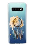 Oihxse Case Compatible with Samsung Galaxy S10 Lite,TPU Cover Bumper Transparent Silicone,soft (Slim) No Burden Dream Catcher Pattern Clear Design Pattern TPU Silicone Cover