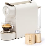 BIALETTI GIOIA Machine À Café Espresso Avec Capsules 50% Plastique Recyclé Crème