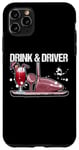 Coque pour iPhone 11 Pro Max Drink And Driver Balle De Golf Tee Vert Handicap Driver Golf