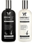 Hair Growth Shampoo & Conditioner by Watermans UK Biotin, Argan Oil, Allantoin,