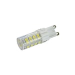 Ampoule LED G9 de 5 W Electro DH, couleur jour blanc, 6500 K, 400 lumens, classe A+, base G9, 81.586/5/DIA