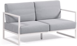 Comova, 2-personers sofa, moderne, nordisk, metal by Kave Home (H: 85 cm. x B: 152 cm. x L: 85 cm., Blå)