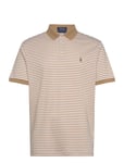 Classic Fit Soft Cotton Polo Shirt Tops Polos Short-sleeved Beige Polo Ralph Lauren