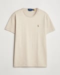Polo Ralph Lauren Luxury Pima Cotton Crew Neck T-Shirt Dune Heather