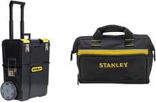 Extra large Tool Box On Wheels Rolling Heavy Duty Work - Storage Box + Tool Bag