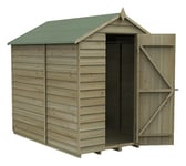 Forest Garden 4Life Overlap Pressure Treated Apex Shed - 7 x 5ft