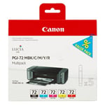 CANON Original bläckpatron PGI-72 MBK/C/M/Y/R Multi Pack, art. 6402B009 - Passar till Canon PIXMA Pro 10, Pixma 10 S