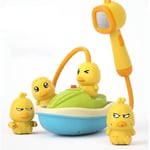 Baby bad leksaker barn elektrisk lek vatten liten gul anka dusch nyfödd bebis vatten spray