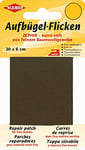 Kleiber Extra Soft Fine Cotton Iron On Repair Tape, 30cm x 6 cm, Dark Brown