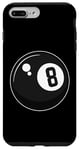 Coque pour iPhone 7 Plus/8 Plus Joueur de billard classique Magic 8 Huit Ball pour adultes et enfants