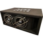 MM Audio Dubbel HD-8v2 - 2x8 tum - Baslåda